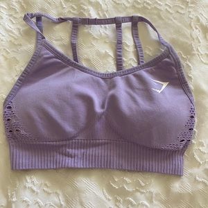 Gymshark Purple Sportsbra XS